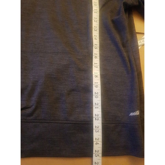 Avia Womens Purple Hooded BurnOut Pullover Drawstring Thumb Hole Size Large - Picture 10 of 12